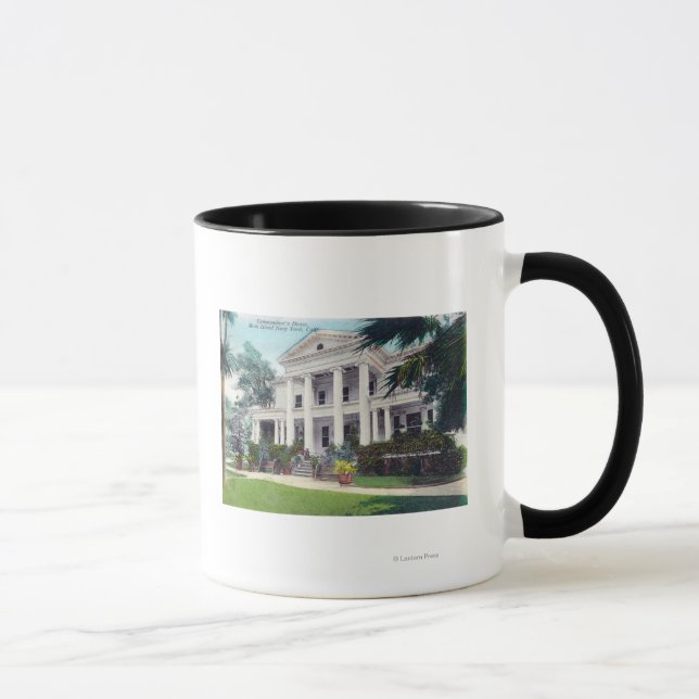Exterior View of Commandant's House, Navy Yard Mug (Right)