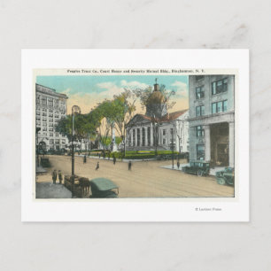 Exterior View of Court House Postcard