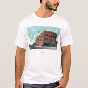 Exterior View of Cunningham Hotel on Lewis St T-Shirt
