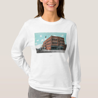 Exterior View of Cunningham Hotel on Lewis St T-Shirt