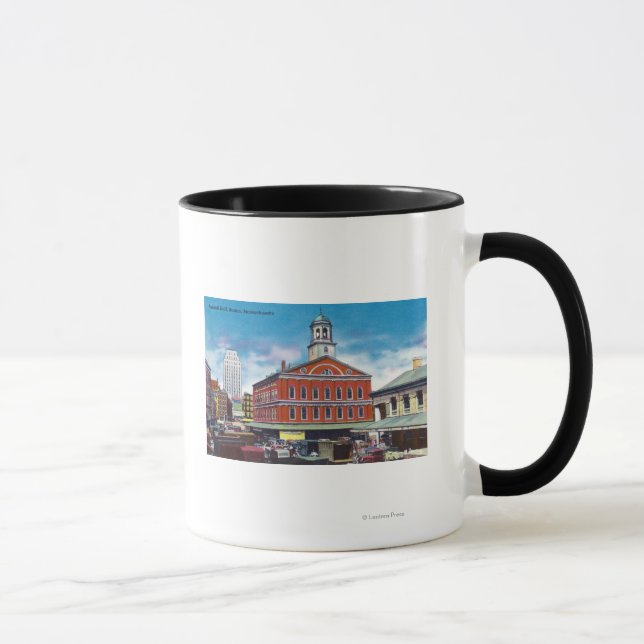Exterior View of Faneuil Hall Mug (Right)