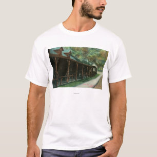 Exterior View of Fitch Mt. Tavern and Roadway T-Shirt