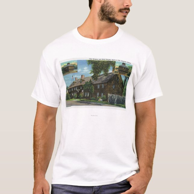 Exterior View of Ft. Western and Block Houses T-Shirt (Front)