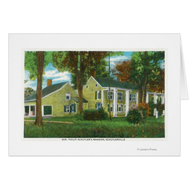 Exterior View of Gen Philip Schuyler's Mansion (Front Horizontal)
