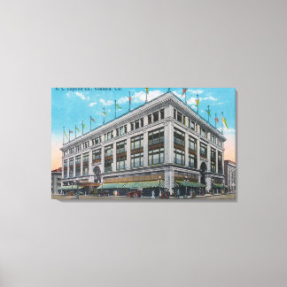 Exterior View of H. C. Capwell Co. Bldg Canvas Print