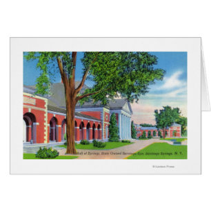 Exterior View of Hall of Springs and Grounds