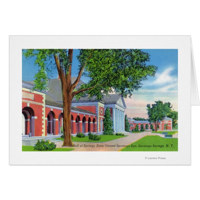 Exterior View of Hall of Springs and Grounds (Front Horizontal)