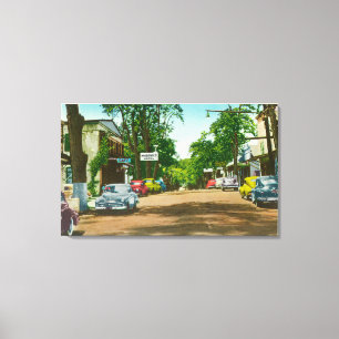 Exterior View of Historic Murphy's Hotel Canvas Print