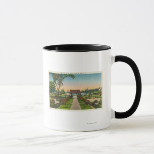 Exterior View of Hoopes Gardens Club House Mug