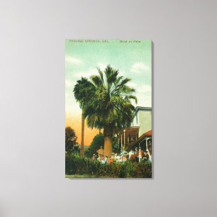 Exterior View of Hotel au Palm Canvas Print