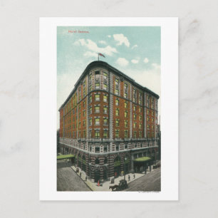 Exterior View of Hotel Seneca Postcard