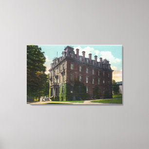 Exterior View of Judd Hall, Wesleyan University Canvas Print