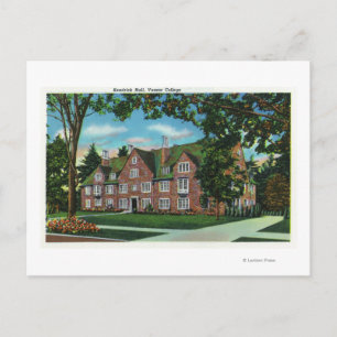 Exterior View of Kendrick Hall, Vassar College Postcard