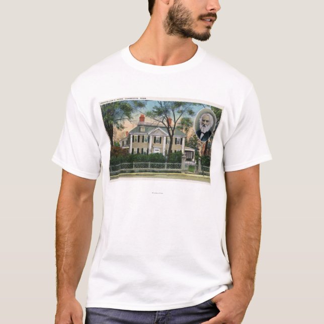 Exterior View of Longfellow's Home T-Shirt (Front)
