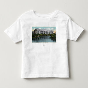 Exterior View of Museum of Fine Arts from Toddler T-Shirt
