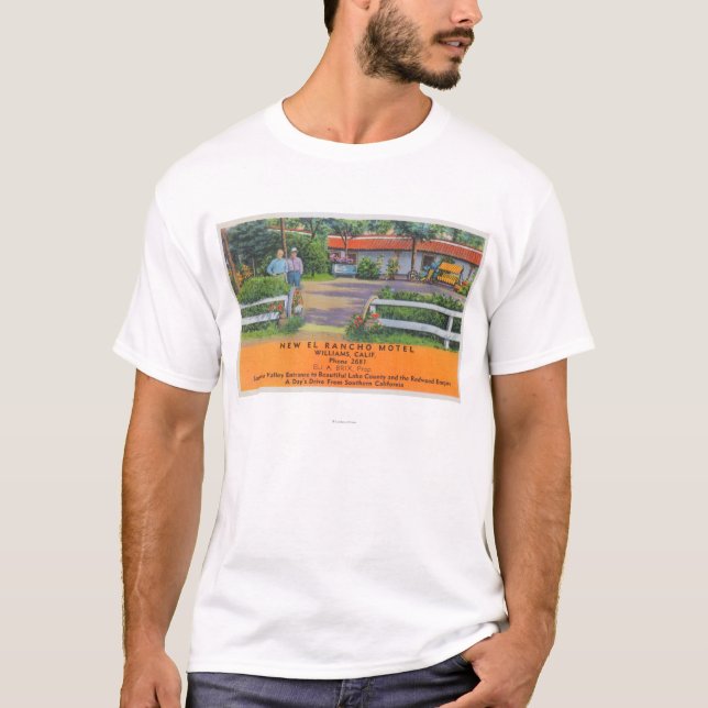 Exterior View of New El Rancho Motel T-Shirt (Front)