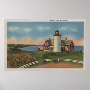 Exterior View of Nobska Lighthouse Poster