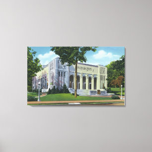Exterior View of Norton Memorial Hall Canvas Print