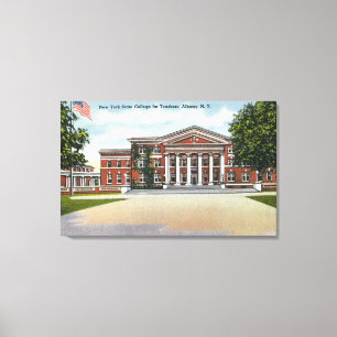 Exterior View of NY State College for Teachers Canvas Print