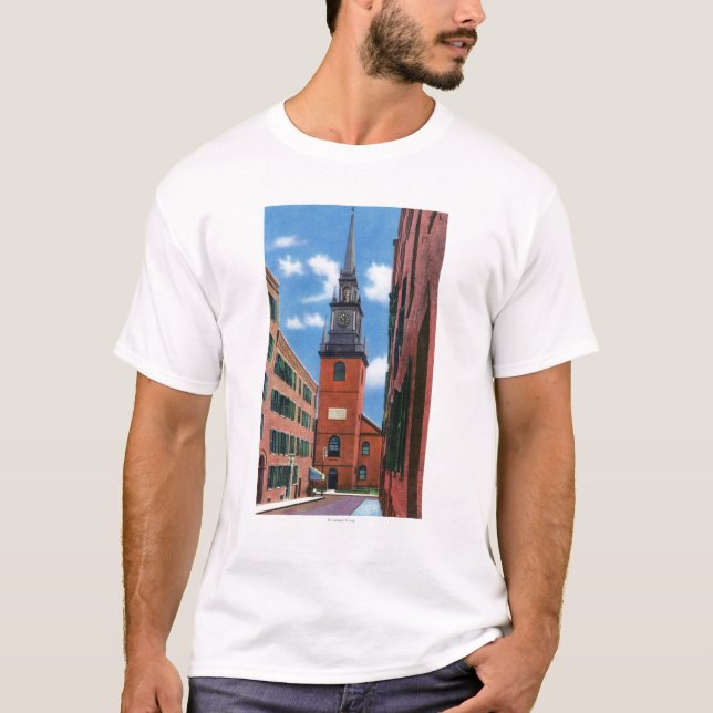 Exterior View of Old North Church T-Shirt (Front)