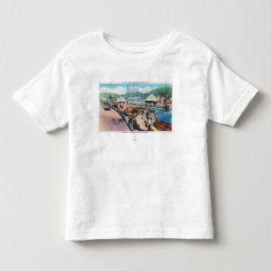 Exterior View of Pacific Lumber Co, Redwood Toddler T-Shirt