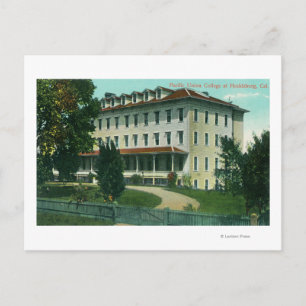 Exterior View of Pacific Union College Postcard