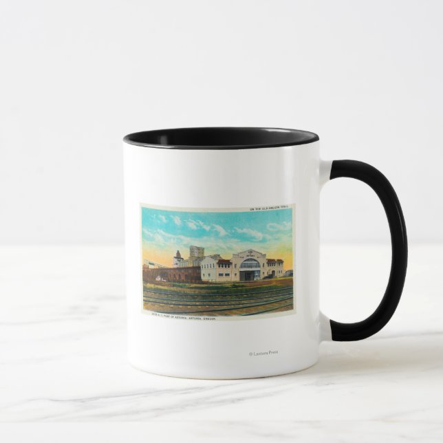 Exterior View of Port of Astoria Dock Building Mug (Right)