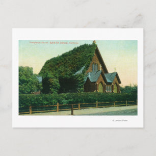 Exterior View of Presbyterian Church Postcard