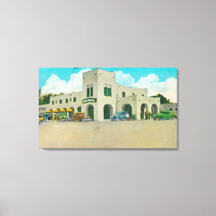 Exterior View of Santa Lucia InnSalinas, CA Canvas Print