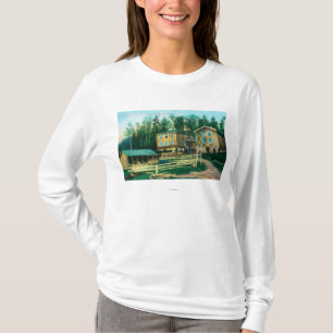 Exterior View of School House and Post Office T-Shirt