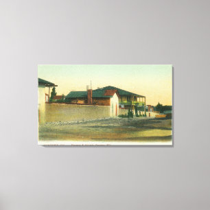 Exterior View of Sherman & Halleck Quarters Canvas Print