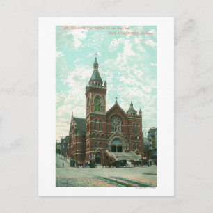 Exterior View of St. Mary's Cathedral Postcard