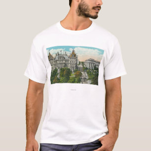 Exterior View of State Capitol & Educational T-Shirt