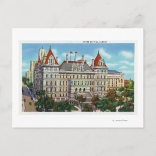 Exterior View of State Capitol Postcard
