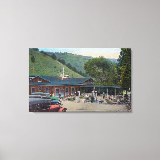 Exterior View of Sutparich Resort Main Bldg Canvas Print
