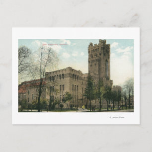 Exterior View of the 54th Regiment Armoury Postcard
