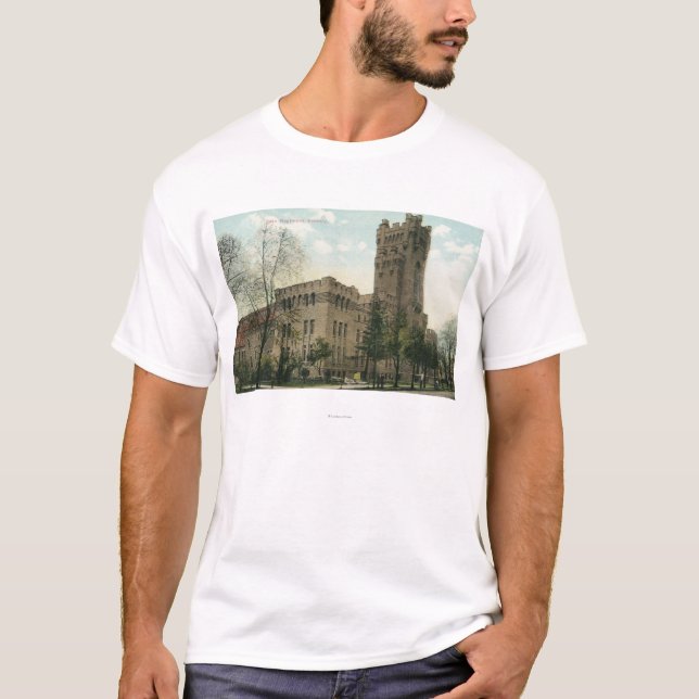 Exterior View of the 54th Regiment Armoury T-Shirt (Front)