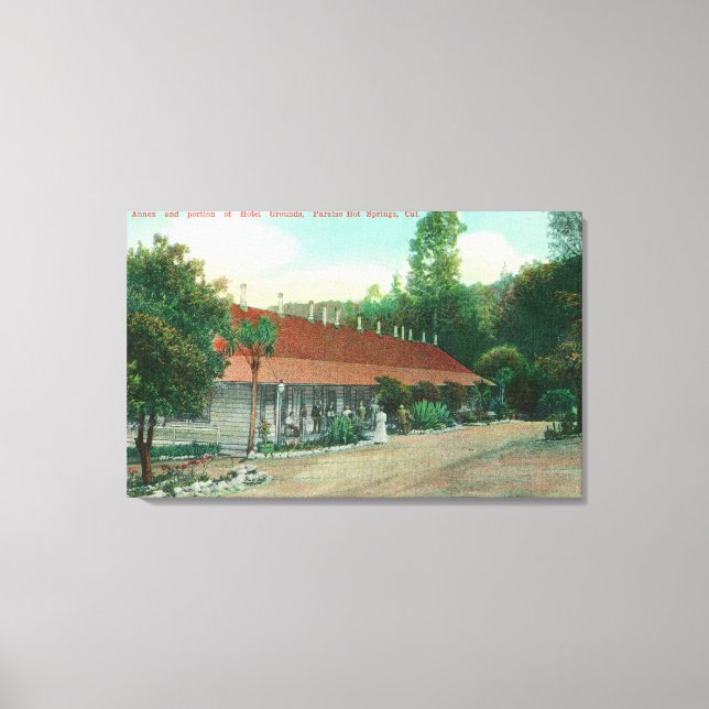 Exterior View of the Annexe and the Hotel Grounds Canvas Print (Front)