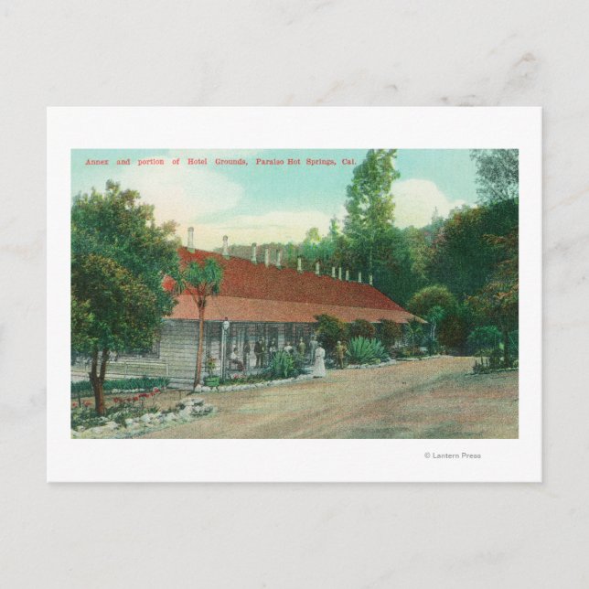 Exterior View of the Annexe and the Hotel Grounds Postcard (Front)