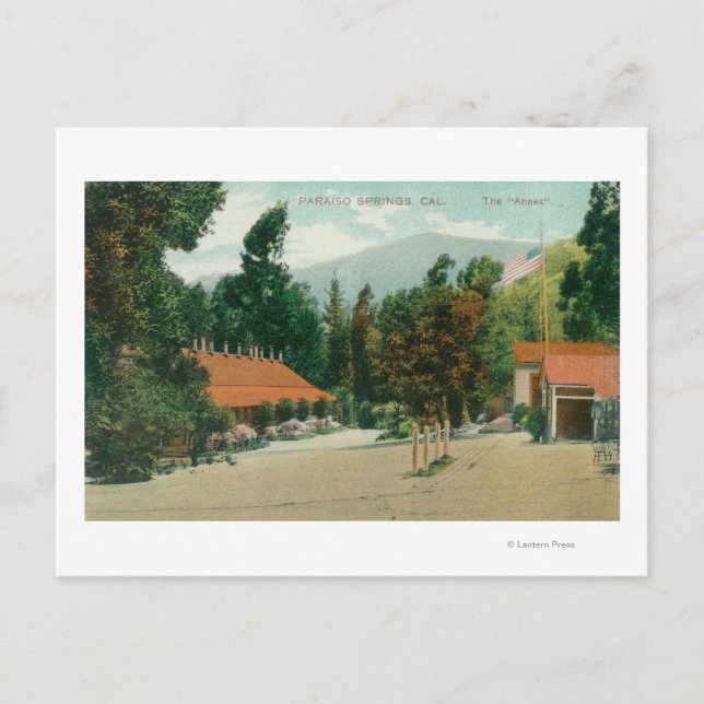 Exterior View of the AnnexParaiso Springs, CA Postcard (Front)