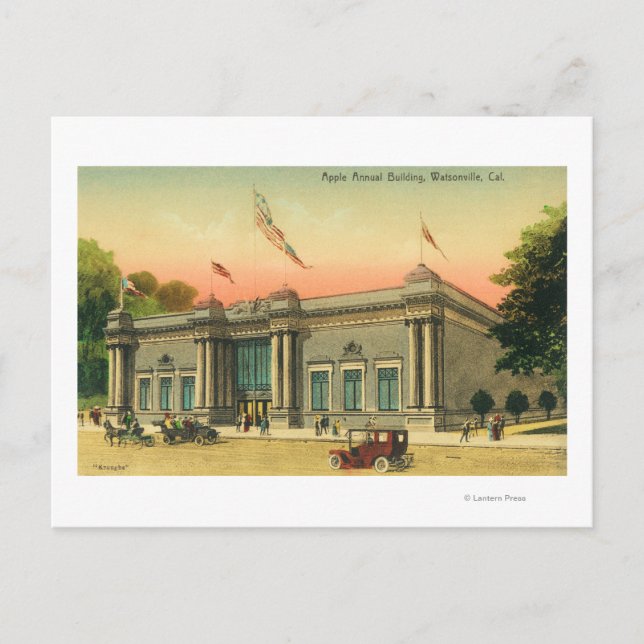 Exterior View of the Apple Annual Building Postcard (Front)