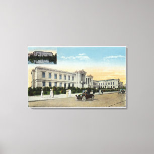 Exterior View of the Art Museum # 2 Canvas Print