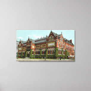 Exterior View of the Art Museum Canvas Print