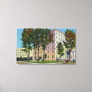 Exterior View of the Augusta House Canvas Print