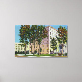 Exterior View of the Augusta House Canvas Print