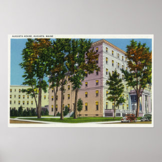 Exterior View of the Augusta House Poster