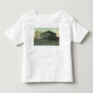 Exterior View of the Bank and Masonic Temple Toddler T-Shirt