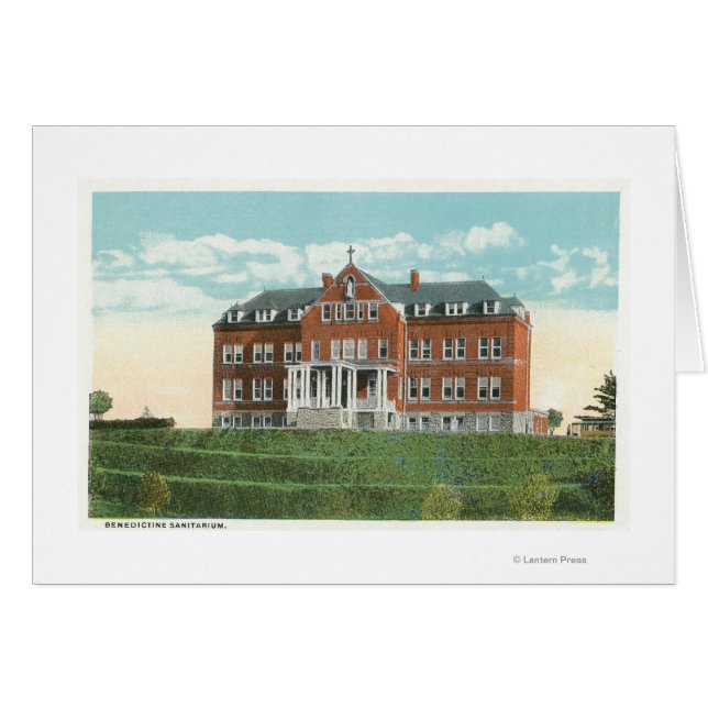Exterior View of the Benedictine Sanitorium (Front Horizontal)