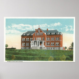 Exterior View of the Benedictine Sanitorium Poster