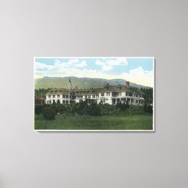 Exterior View of the Bretton Arms # 2 Canvas Print (Front)